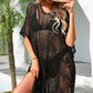 Side Slit Tassel Openwork Cover-Up Dress