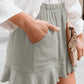 Full Size Ruffled Elastic Waist Shorts