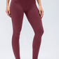 Wide Waistband Slim Fit Active Leggings