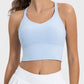 Crisscross Round Neck Active Tank