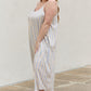 HEYSON Full Size Multi Colored Striped Jumpsuit with Pockets