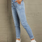 Baeful Button Fly Center Seam High Rise Jeans