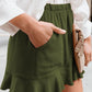 Full Size Ruffled Elastic Waist Shorts