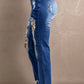 Baeful Distressed High-Rise Jeans with Pockets