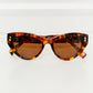 Tortoiseshell Acetate Frame Sunglasses