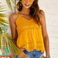 Scalloped Hem V-Neck Cami