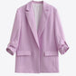 Lapel Collar Longline Blazer