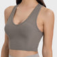 Scoop Neck Wide Strap Active Tank