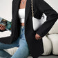 Lapel Collar Long Sleeve Blazer