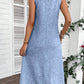 Full Size Pocketed Round Neck Sleeveless Dress