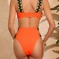 Cutout Wide Strap One-Piece Swimwear