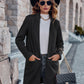 Open Front Long Sleeve Blazer