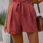 Tied High Waist Shorts