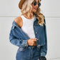 Button Up Long Sleeve Denim Jacket