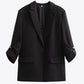 Lapel Collar Longline Blazer