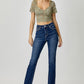 RISEN Full Size High Waist Straight Jeans