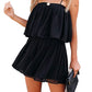 Ruched Spaghetti Strap Romper