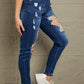 Baeful Distressed High-Rise Jeans with Pockets