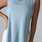 Slit Round Neck Active Tank