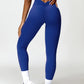 Ruched Pocketed High Waist Active Leggings