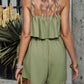 Layered Smocked Strapless Romper