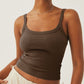 In Your Dreams Ribbed Cropped Cami