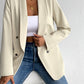 Open Front Long Sleeve Blazer