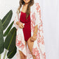 Floral Side Slit Cover Up