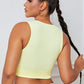 Round Neck Long Active Bra