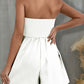 Pocketed Tube Wide Leg Romper