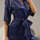 Belted Half Sleeve Robe