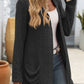 Mandy Open Front Long Sleeve Ribbed Cardigan