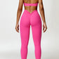 Ruched Halter Neck Bra and Pocketed Leggings Active Set