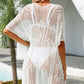 Side Slit Tassel Openwork Cover-Up Dress