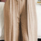 Open Front Long Sleeve Cardigan and Pants Lounge Set