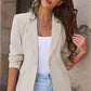 One-Button Flap Pocket Blazer