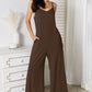 Basic Bae Full Size Spaghetti Strap V-Neck Jumpsuit