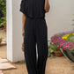 Off-Shoulder Wide Leg Jumpsuit