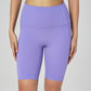 Pocketed High Waist Active Shorts