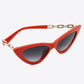 Chain Detail Cat-Eye Sunglasses