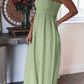 Full Size Smocked Spaghetti Strap Wide Leg Jumpsuit