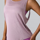 Crisscross Round Neck Active Tank