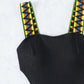 Cutout Wide Strap One-Piece Swimwear