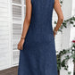 Full Size Pocketed Round Neck Sleeveless Dress