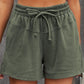 Full Size Drawstring Shorts with Pockets