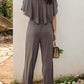 Off-Shoulder Wide Leg Jumpsuit