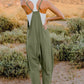 Double Take Full Size V-Neck Sleeveless Jumpsuit with Pockets