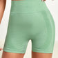 Wide Waistband Slim Fit Active Shorts