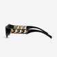 Chain Detail Temple Cat Eye Sunglasses