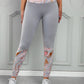 Printed Wide Waistband Active Leggings